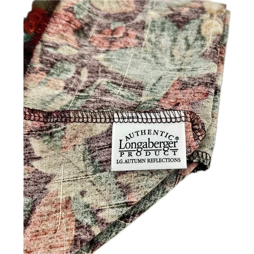 Longaberger FALLING LEAVES LINER ONLY for Large Daily Blessing‎ Basket New